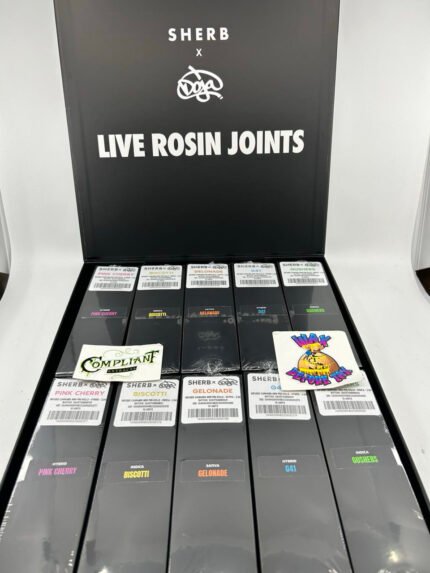 Sherb x Doja Live Rosin Joints – Premium Infused Pre-Rolls