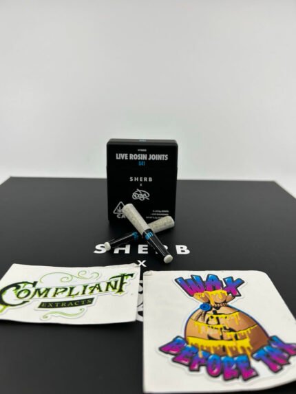 Sherb x Doja Live Rosin Joints – Premium Infused Pre-Rolls
