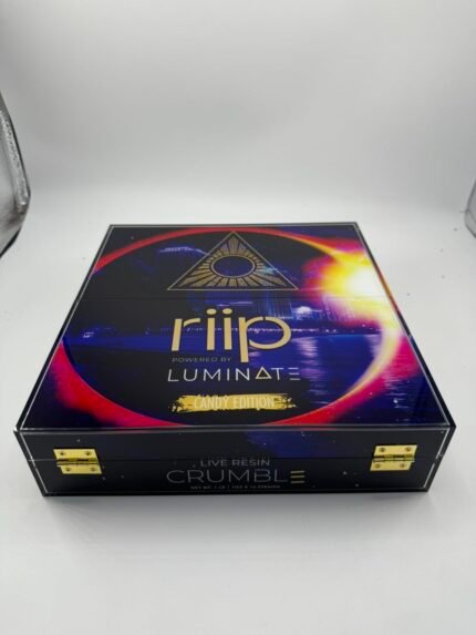 RIIP x LUMINATE Candy Edition Live Resin Crumble Collection – 16 x 28G Premium Concentrate Box Set