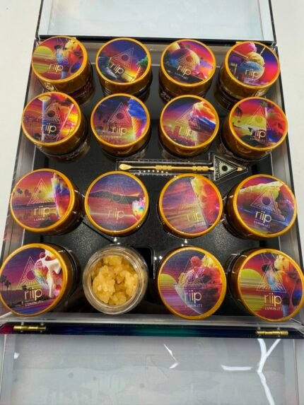 RIIP x LUMINATE Candy Edition Live Resin Crumble Collection – 16 x 28G Premium Concentrate Box Set