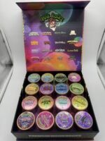 War Rockz Premium Moon Rocks Exotic Infused Flower – 16 Jar Display Box (1LB Total)