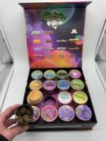 War Rockz Premium Moon Rocks Exotic Infused Flower – 16 Jar Display Box (1LB Total)